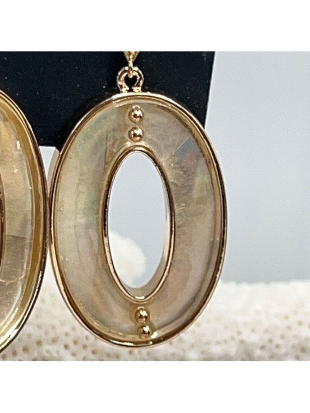 Gold Ivory Dangle  Earrings Laundry by Shelli Segal $16 ea / 3 for $25
